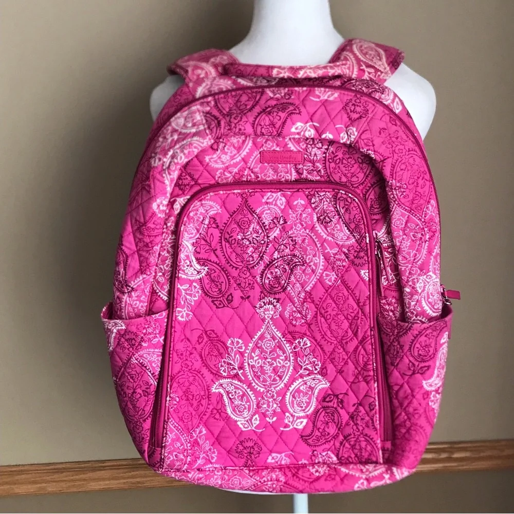 Vera Bradley - Laptop Backpack Stamped Paisley Pattern